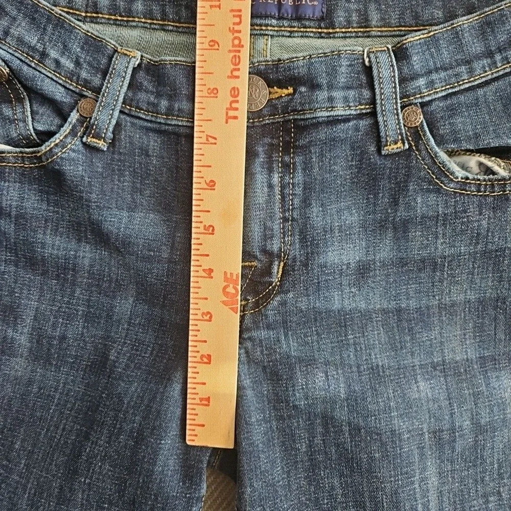 Rock & Republic Jeans Women's Size 10M (32x31) Emo Dark Wash Denim RN#‎ 130273